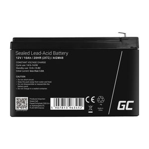 Batteria UPS al piombo sigillata Green Cell AGM48 (VRLA) 12 V 10 Ah