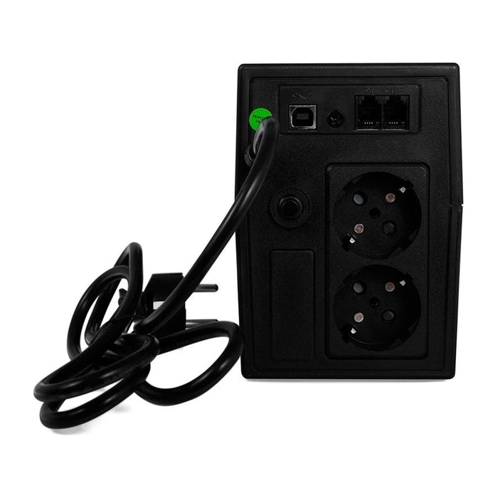 Green Cell UPS01LCD alimentatore di energia ininterrotta (UPS) Line-Interactive 0,6 kVA 360 W 2 prese AC
