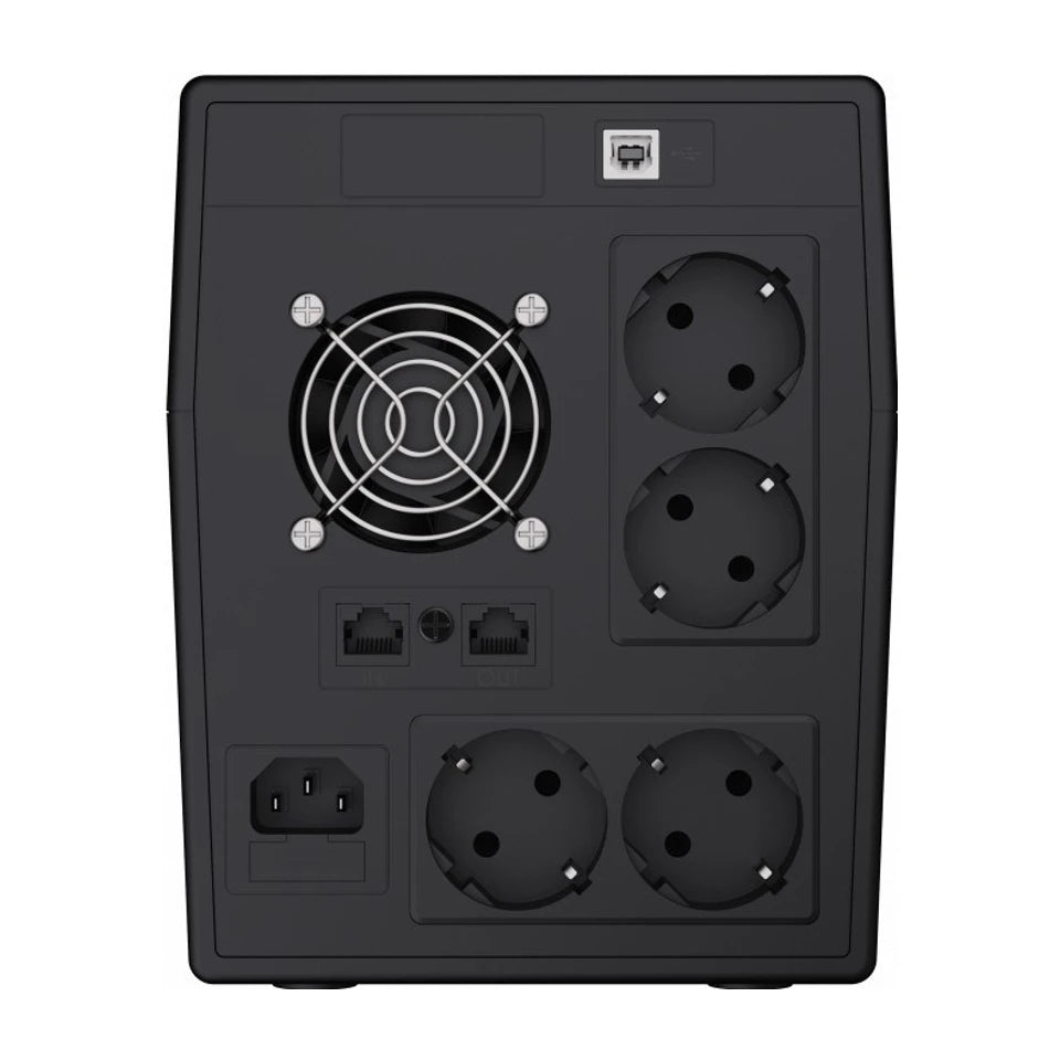 Green Cell UPS05 alimentatore di energia ininterrotta (UPS) Line-Interactive 3 kVA 1200 W 5 prese AC