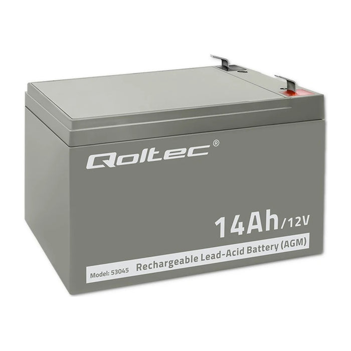 Batteria Qoltec 53045 AGM | 12V | 14Ah