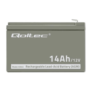 Batteria Qoltec 53045 AGM | 12V | 14Ah