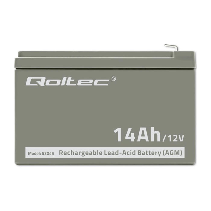 Batteria Qoltec 53045 AGM | 12V | 14Ah