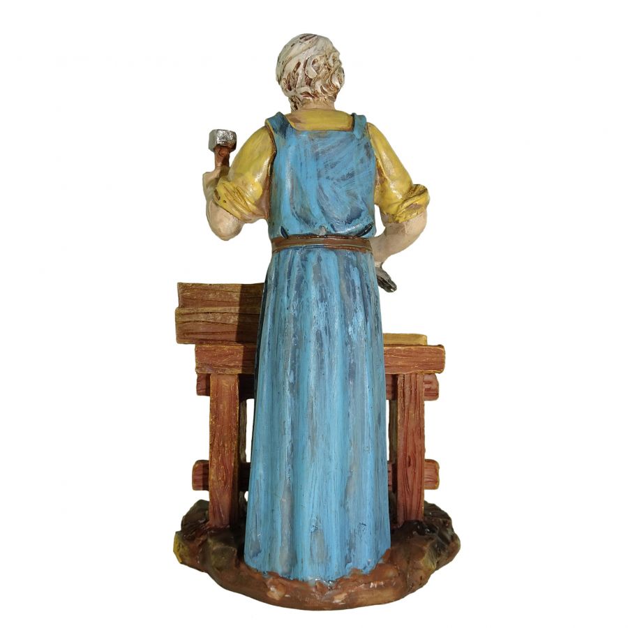 FALEGNAME AL BANCO PER PRESEPE DA 10 CM