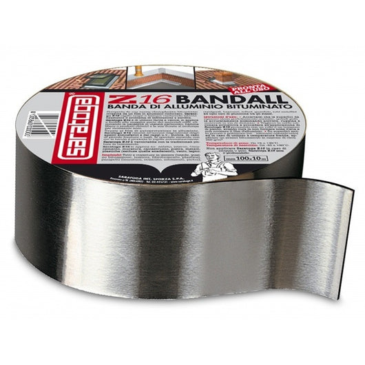 NASTRO ALLUMINIO BITUMINATO BITUMI' 10M X 50MM.
