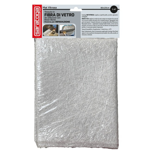 TESSUTO FIBRA DI VETRO 80X125CM MAT VITROSA.