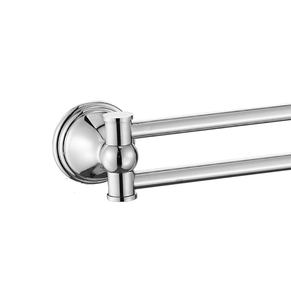 Porta salviette a snodo da parete cromato - serie queen