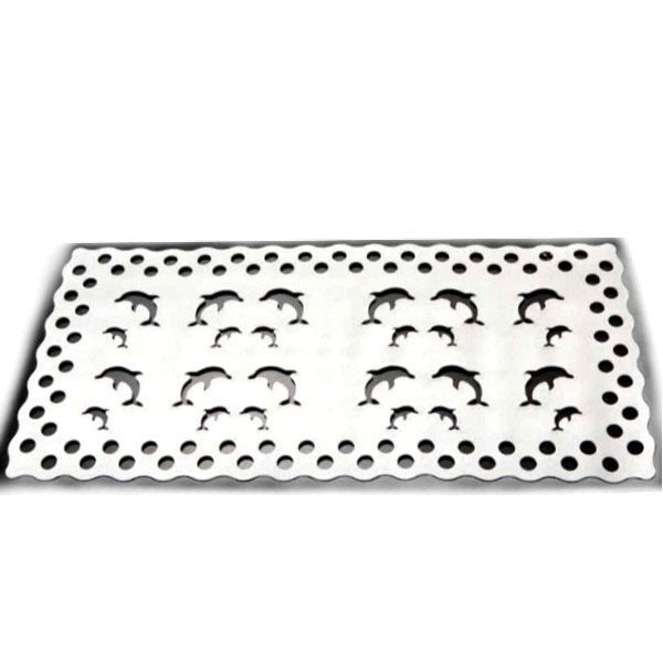 Xtra 10518 Tappeto Vasca Delfino Bianco 72x36cm