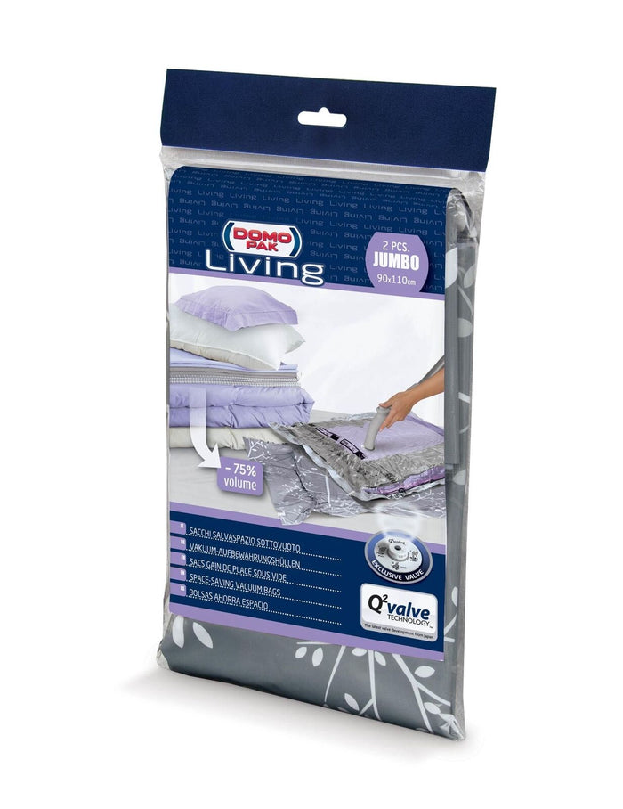 Domopak Living Set 2 Sacchi Sottovuoto Jumbo - con alvola