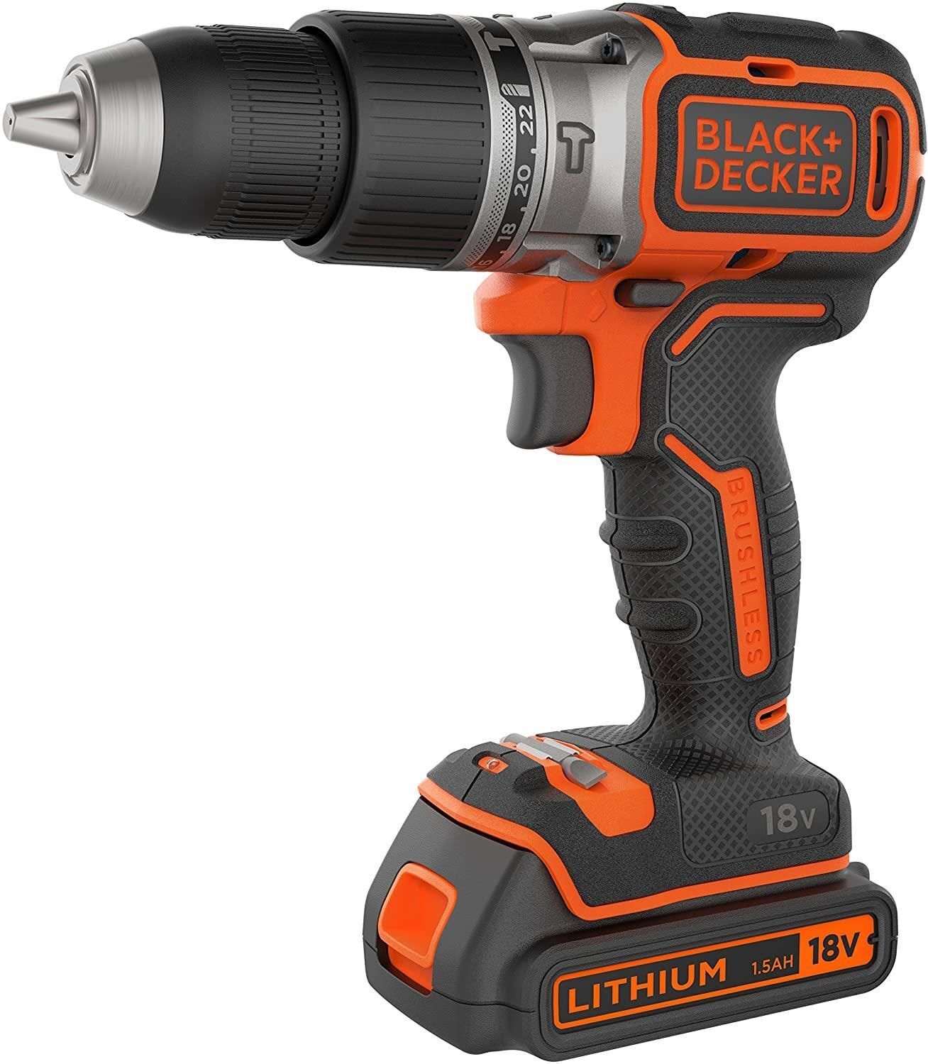 Black & Decker BL188KB-QW cacciavite elettrico e avvitatore a impulso Arancione