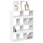 vidaXL Libreria Bianca 100x33x125,5 cm in Truciolato