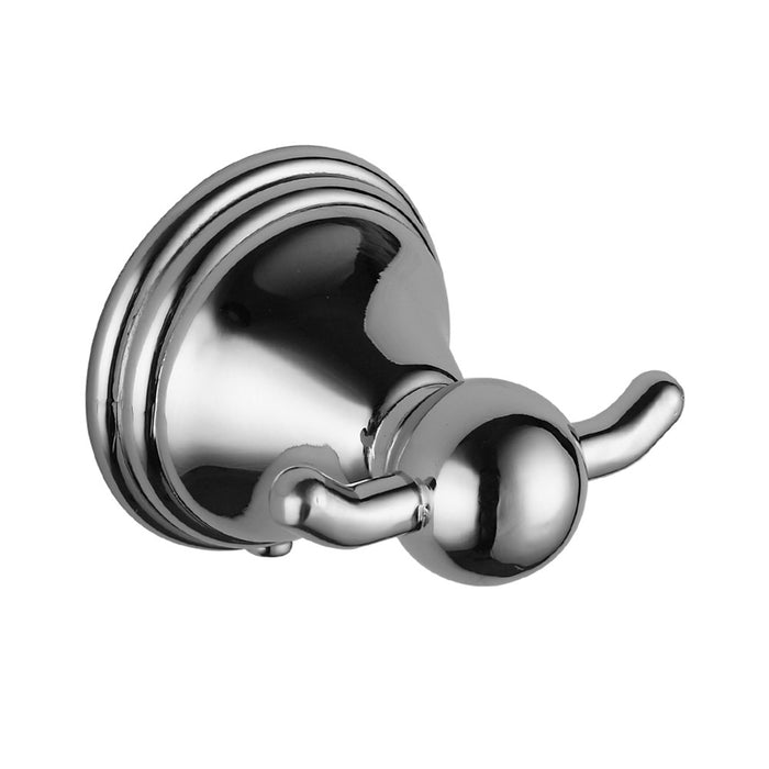 Porta abito a 2 posti da parete cromato - serie queen