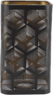 Lampenkap quadrata in metallo - Lampenkap moderne per lampada da tavolo e lampada da terra - 45 x 45 x 79 pollici