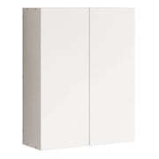 Mobile da bagno sospeso a 2 ante, 60 cm, moderno e salvaspazio.