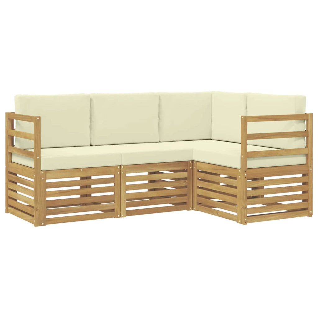 Set divani Legno di Acacia Massello 3391735