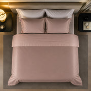 Rosirora, set Completo Letto Piazza e Mezza in Percalle, Rosa