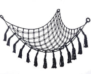 Hangmat per Organizzazione e Stoccaggio di Giochi per Bambini - Nero - 100x100x120cm
