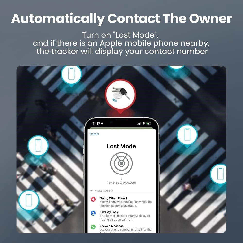 Trade Shop - Tracker Bluetooth Localizzatore Item Finder Smart Anti-loss Device Per Chiavi Borse -