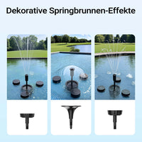 Skimmer galleggiante CSP-250 per laghetto, Pompa 2500l/h 45W e Fontana