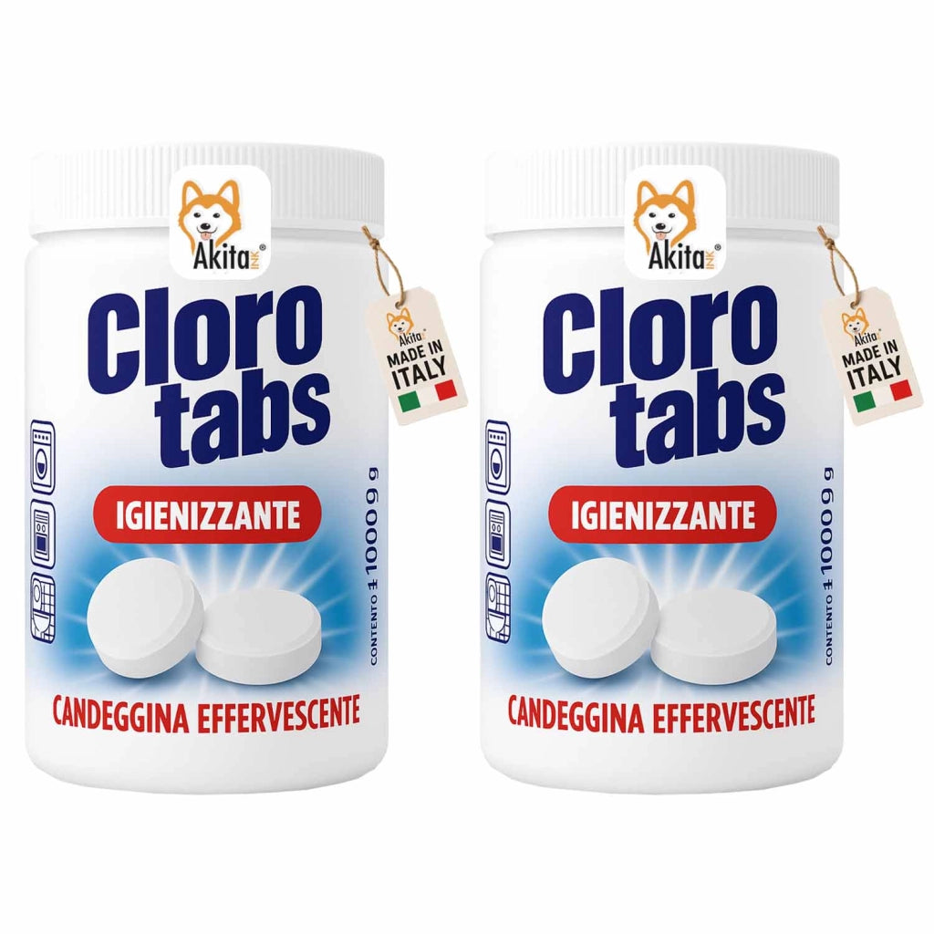 Akitaink Cloro Tabs 2kg Pastiglie Multiuso Candeggina