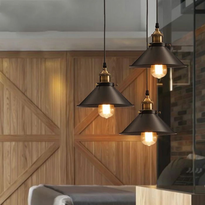 Lampada Da Soffitto Pensile Porto Black