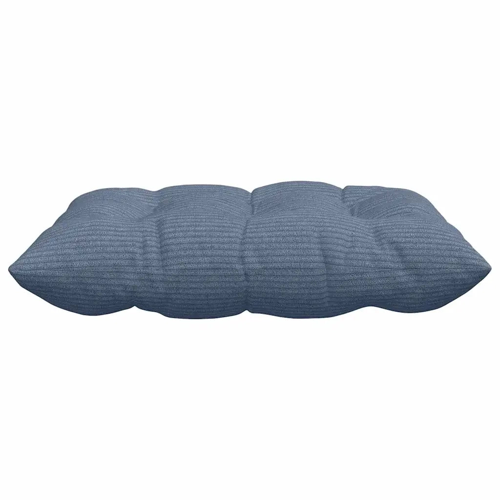 Cuscini per Seduta 4 pcs Blu 40 x 40 x 6 cm Tessuto in Cords