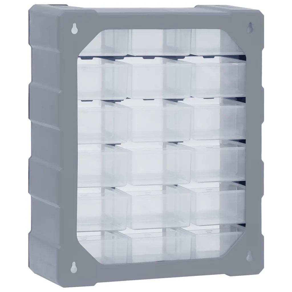Mobile Contenitore con 18 Cassetti Medi 38x16x47 cm CFW5587613