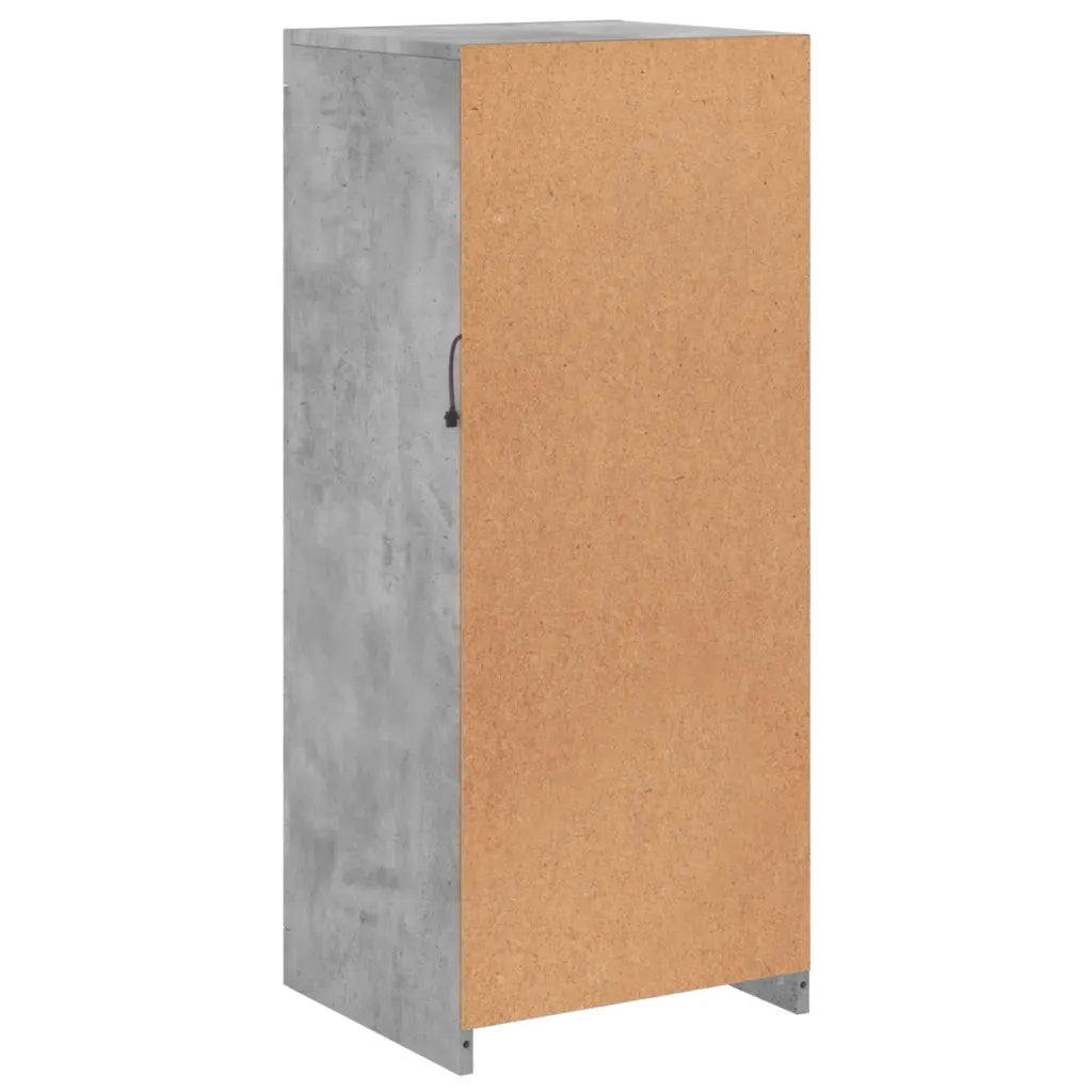 Credenza con Luci LED Grigio Cemento 41x37x100 cm 836647