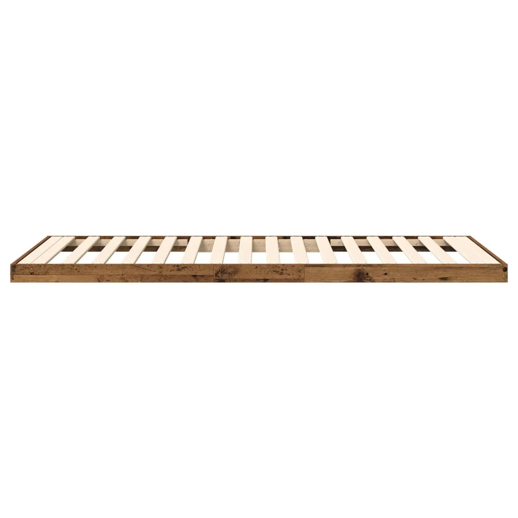 Struttura letto a terra Legno vecchio 80 x 200 cm