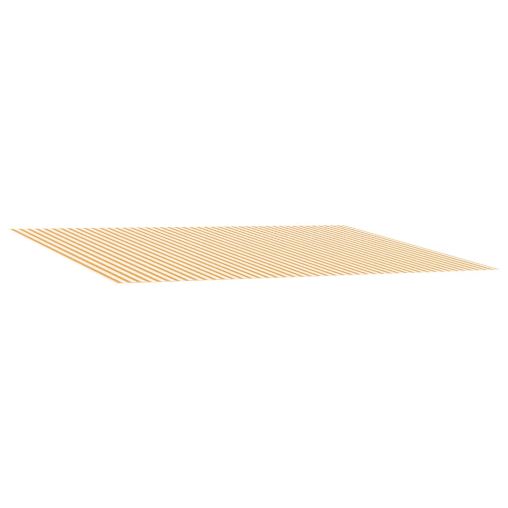 Telo di ricambio per tenda da sole Giallo e Bianco 300 x 200 cm 3444206