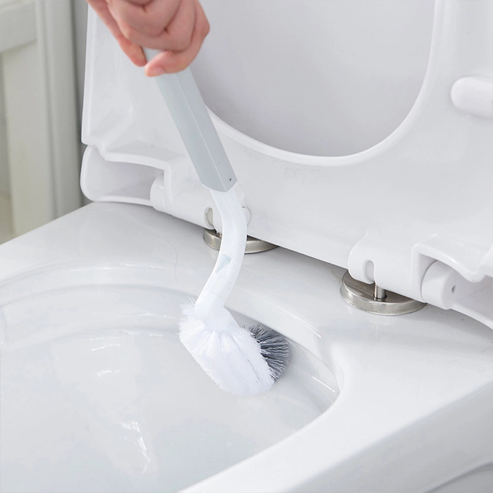 Set Scopino WC con Cestino Salvaspazio Bagno 2 in 1 In ABS e Alluminio Bianco