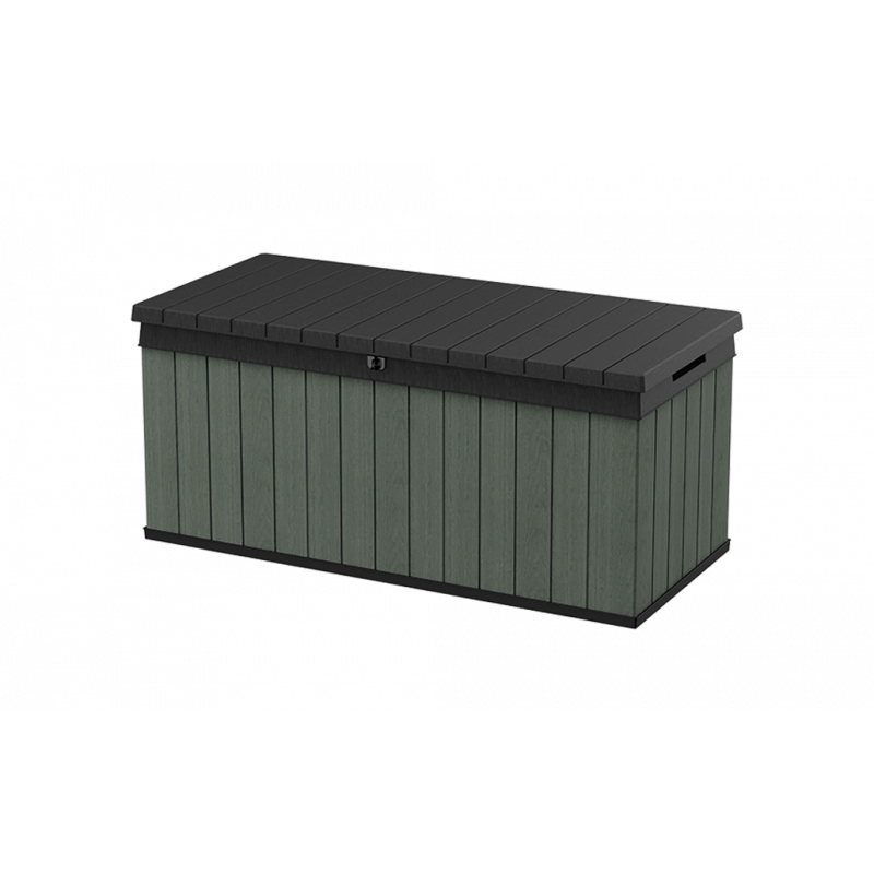 Baule da Giardino con Seduta Keter Darwin Box 120 EVOTECH+ - Verde - 454L 142,5x65,3x64,3 -Keter