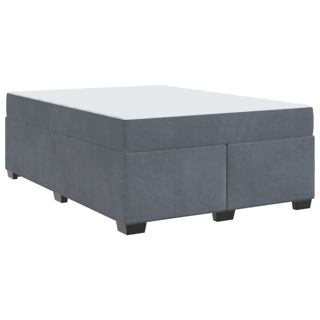 Struttura del letto Grigio scuro 160 x 200 cm Tessuto 3399297