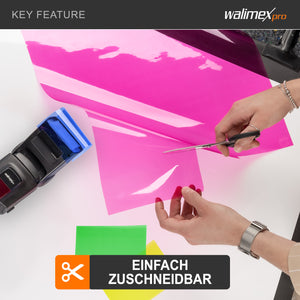 set di filtri colorati 12 pezzi, 40x50cm