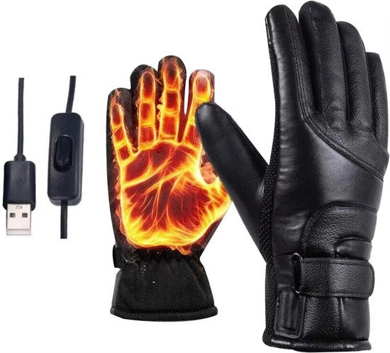 Verwarmate Handschoenen a Tre Velocità, Verwarmate Handschoenen USB Ricaricabili, Handschoenen da Ciclismo da Neve, Handschoenen da Moto, Handschoenen da Sci, Handschoenen da Pesca - Tipo a Interruttore