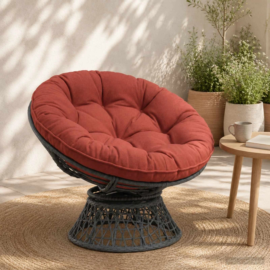 Cuscino per Sedia Appesa VIANEN 100% Poliestere Rosso 954030