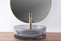 Lavabo Da Appoggio Rea Ingrid Grey