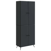 Set di armadi 2 pcs Nero Legno ingegnerizzato 3416863