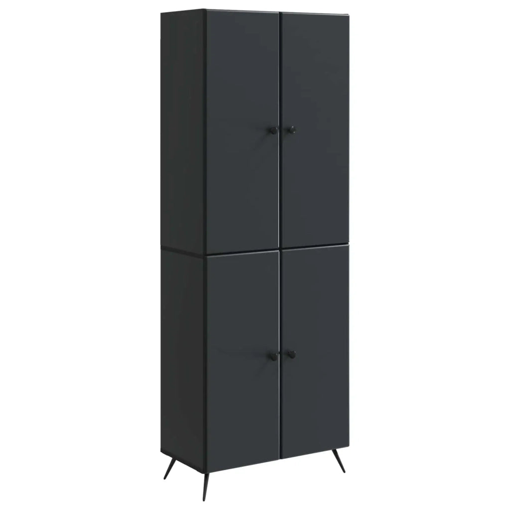Set di armadi 2 pcs Nero Legno ingegnerizzato 3416863