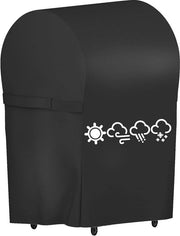 Barbecue coprioggetto impermeabile - protettivo contro il tempo e UV - 1 pezzo - nero - 77 x 61 x 110 cm