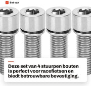Bouti M7x20mm conica - Stabilizzatori di sterzo - Acciaio leggero - Utilizzo ampio - Accessori per bicicletta