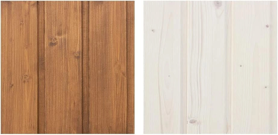 Kit di impregnanti per legno - 10 litri di colore BIANCO+ 10 litri di impregnante di colore RICCA QUERCIA