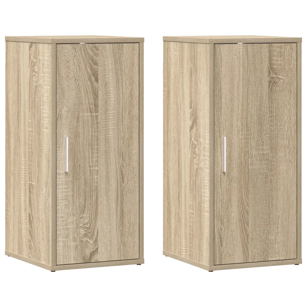 Scarpiere 2 pz Rovere Sonoma 32x35x70 cm in Truciolato