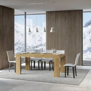 Tavolo allungabile 180/284x90 cm Roxell Premium colore quercia natura