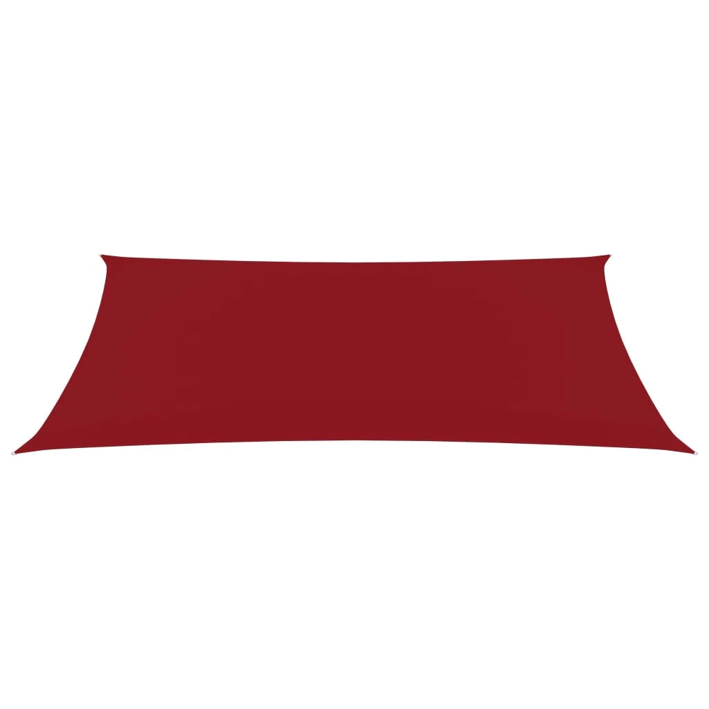 Vela ombreggiante/ombrellone rettangolare in tessuto Oxford 2 x 4,5 m rosso 02_0009625
