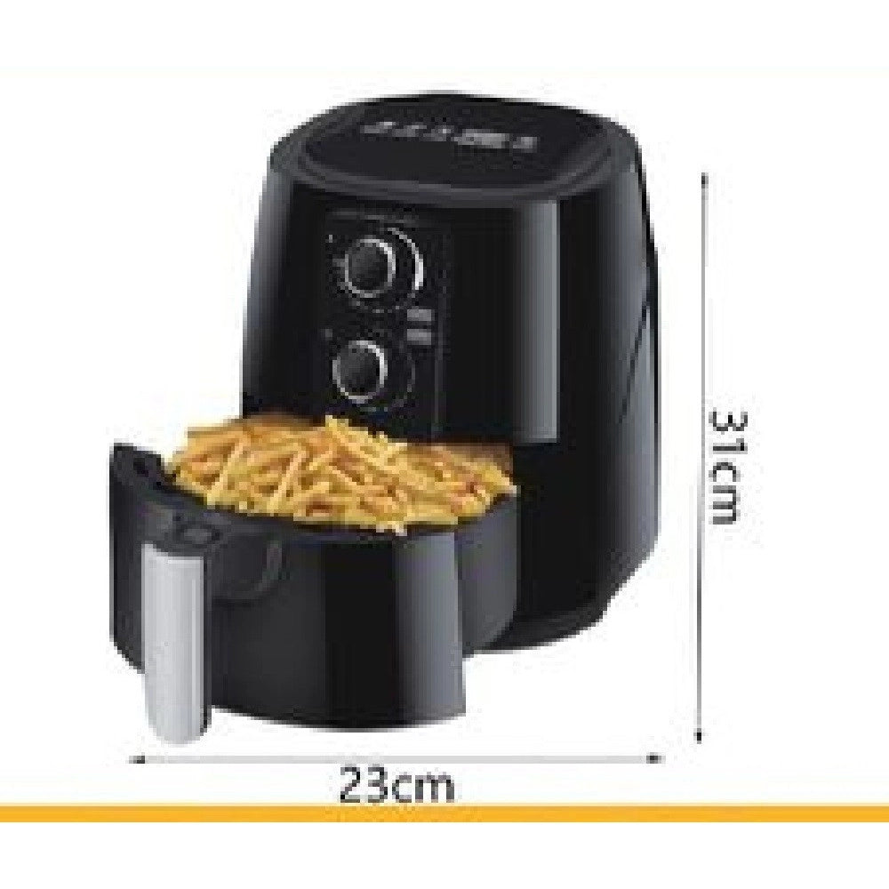 Trade Shop - Friggitrice Ad Aria Calda Senza Olio Capacità 5,5 Litri 1500 Watt Cucina Tx-8439 -