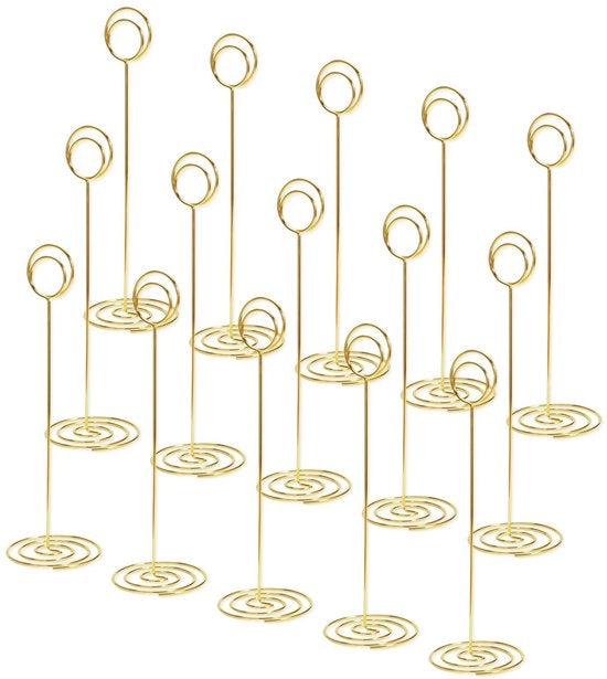 Sostegni per tavolo - 15 pezzi - Sostituto di cartellino di posizionamento in oro