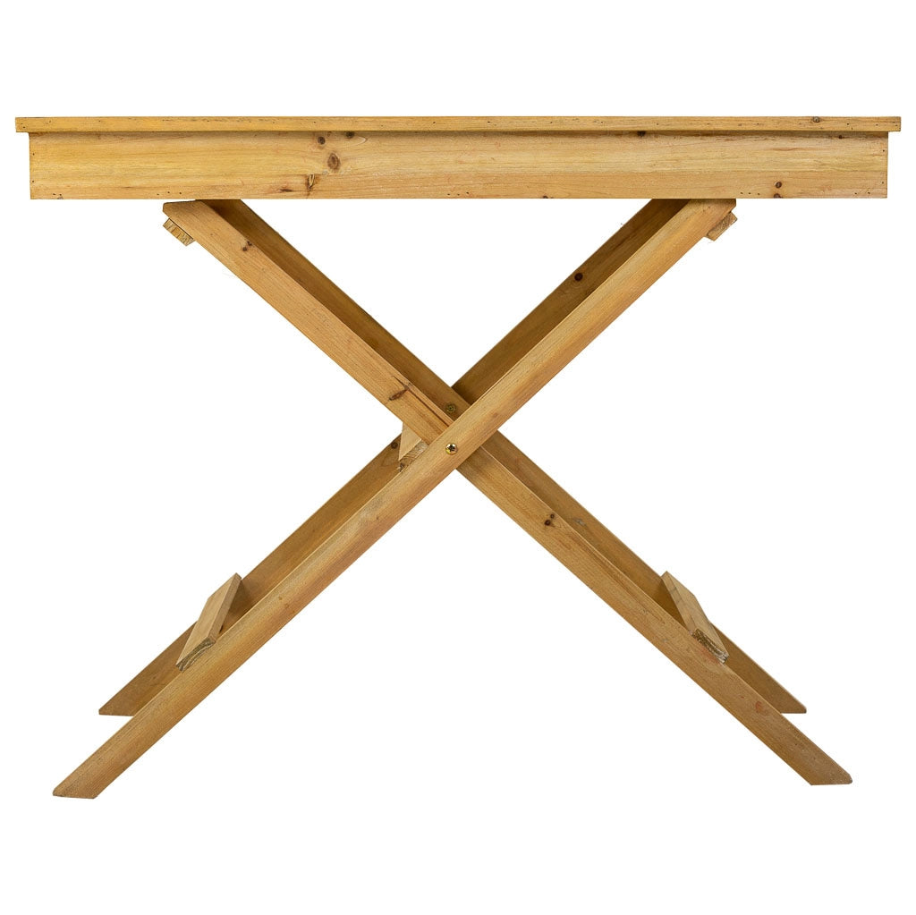 Tavolo in legno marrone 95,5x50,5x79,5h