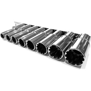 Topex 08-650 chiave buss.spline e profonda 1/2 8 pezzi assortit