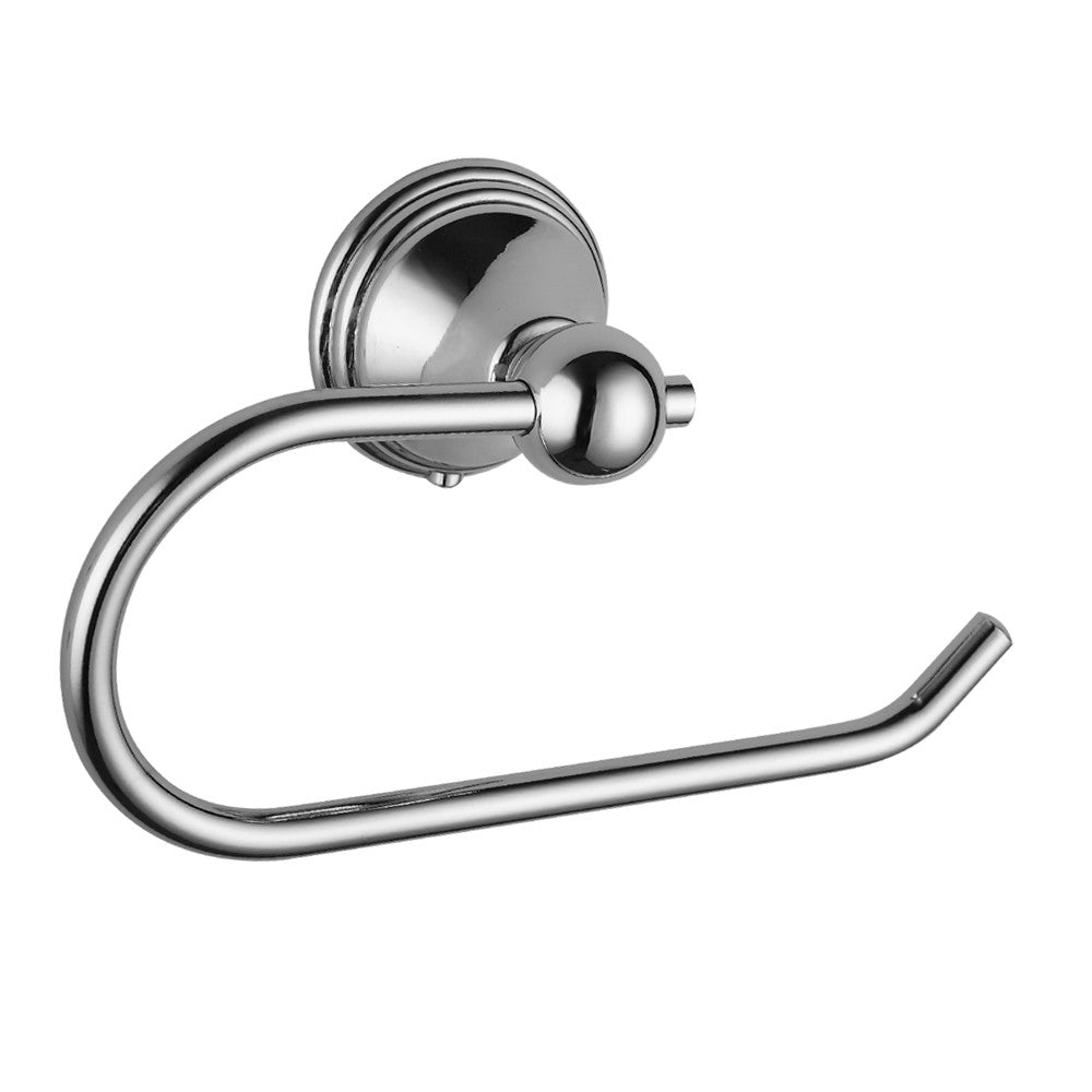 Porta rotolo aperto da parete cromato - serie queen