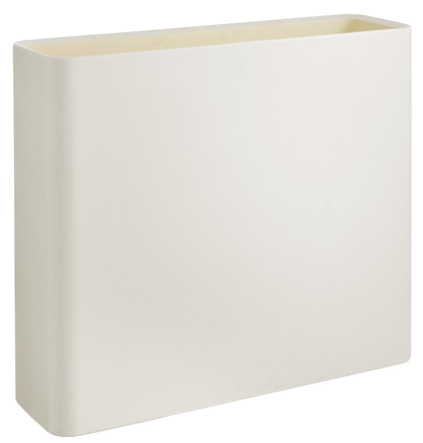 Vaso 90x27x77cm da Esterno in Polietilene Tulli Divio Outdoor Essential 80 Bianco